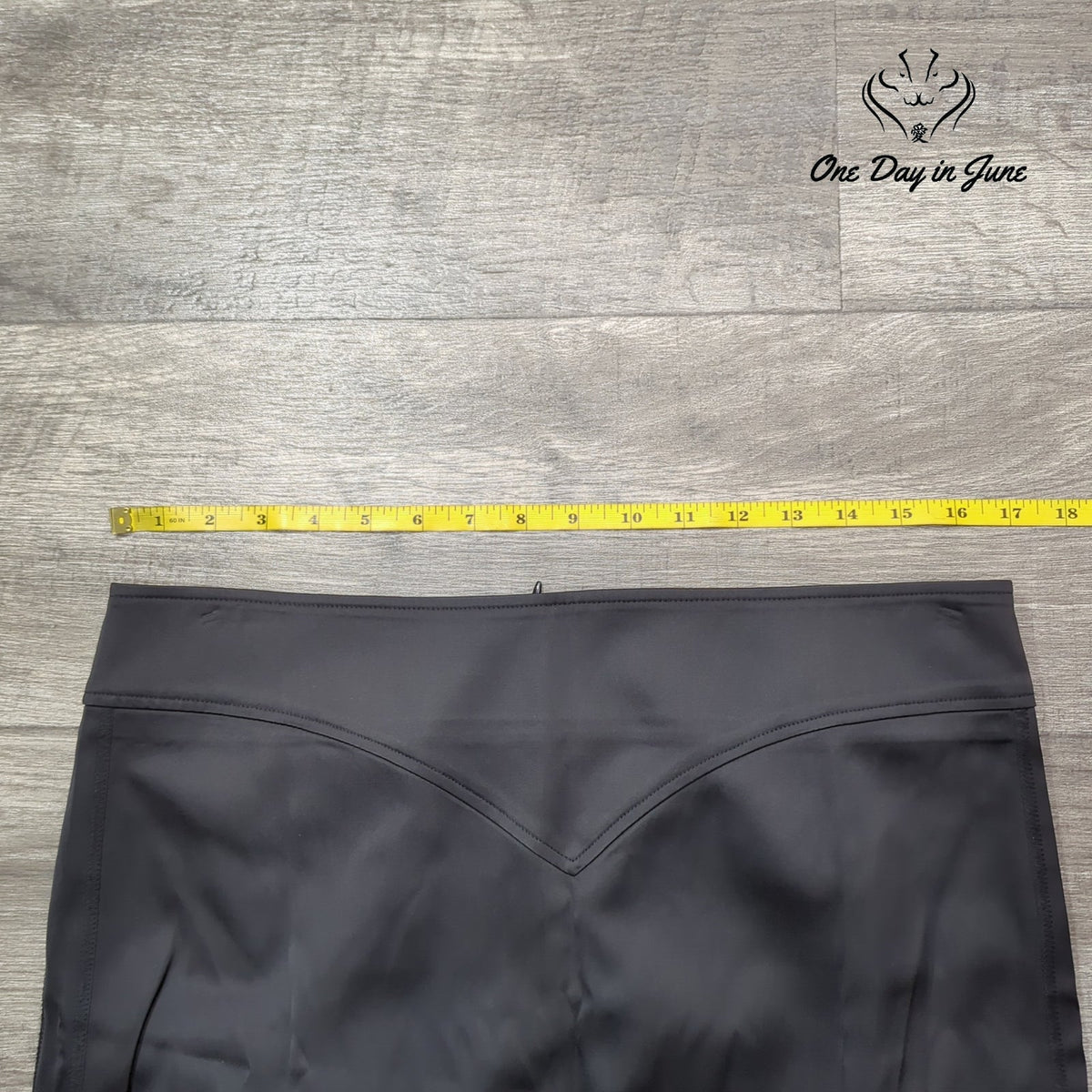 To The Max Pencil Skirt Black Stretch Knee Length Career Size 10