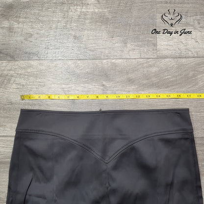 To The Max Pencil Skirt Black Stretch Knee Length Career Size 10