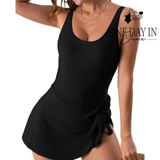 Eomenie Swimdress One Piece Swimsuit Size XL
