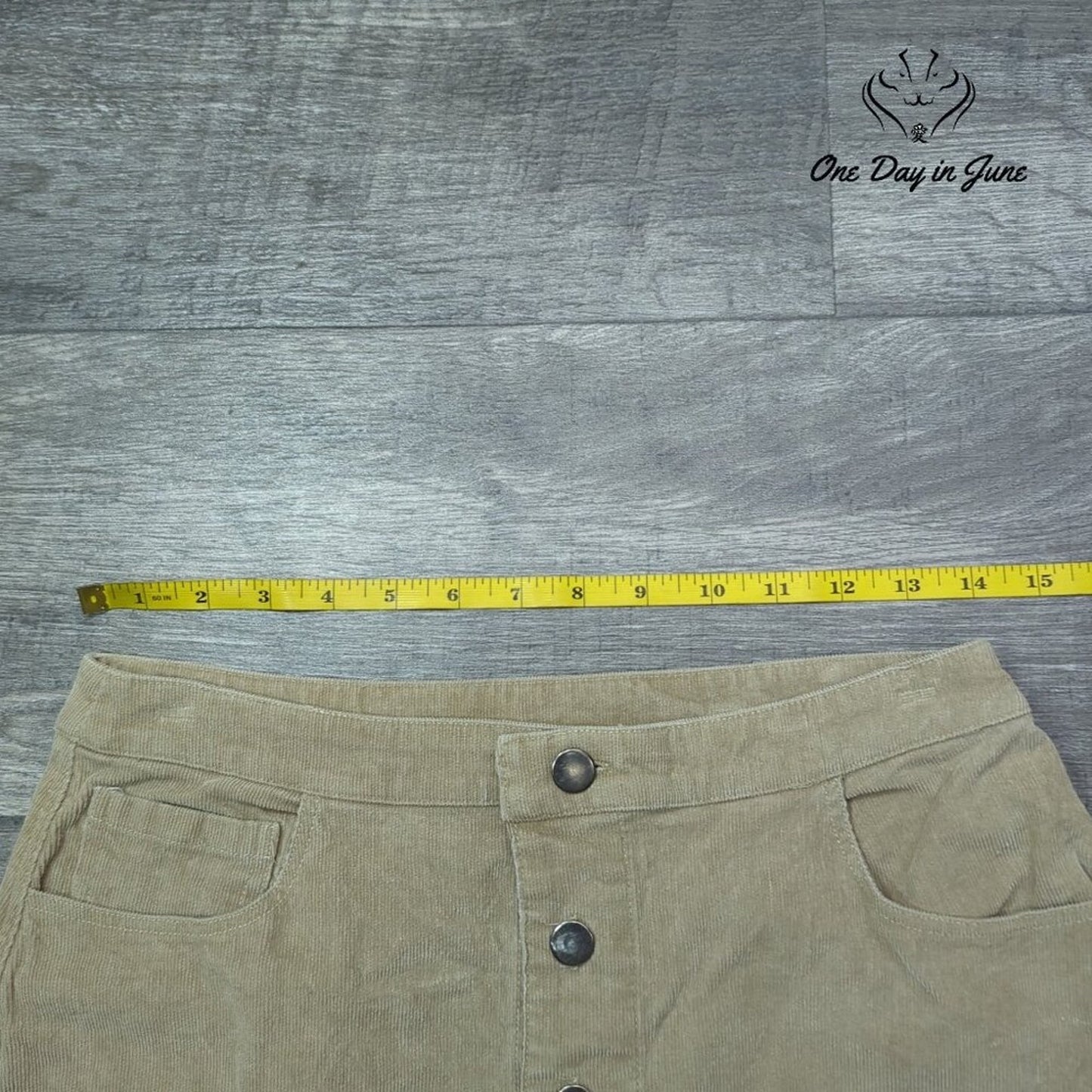 Kori Corduroy Mini Skirt Size S