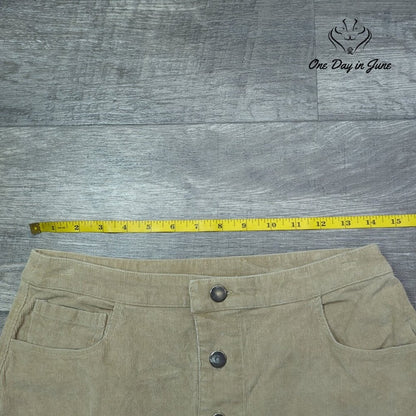 Kori Corduroy Mini Skirt Size S