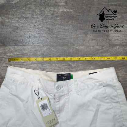 Dockers High Straight Linen Pants Size 29 (8) Tall