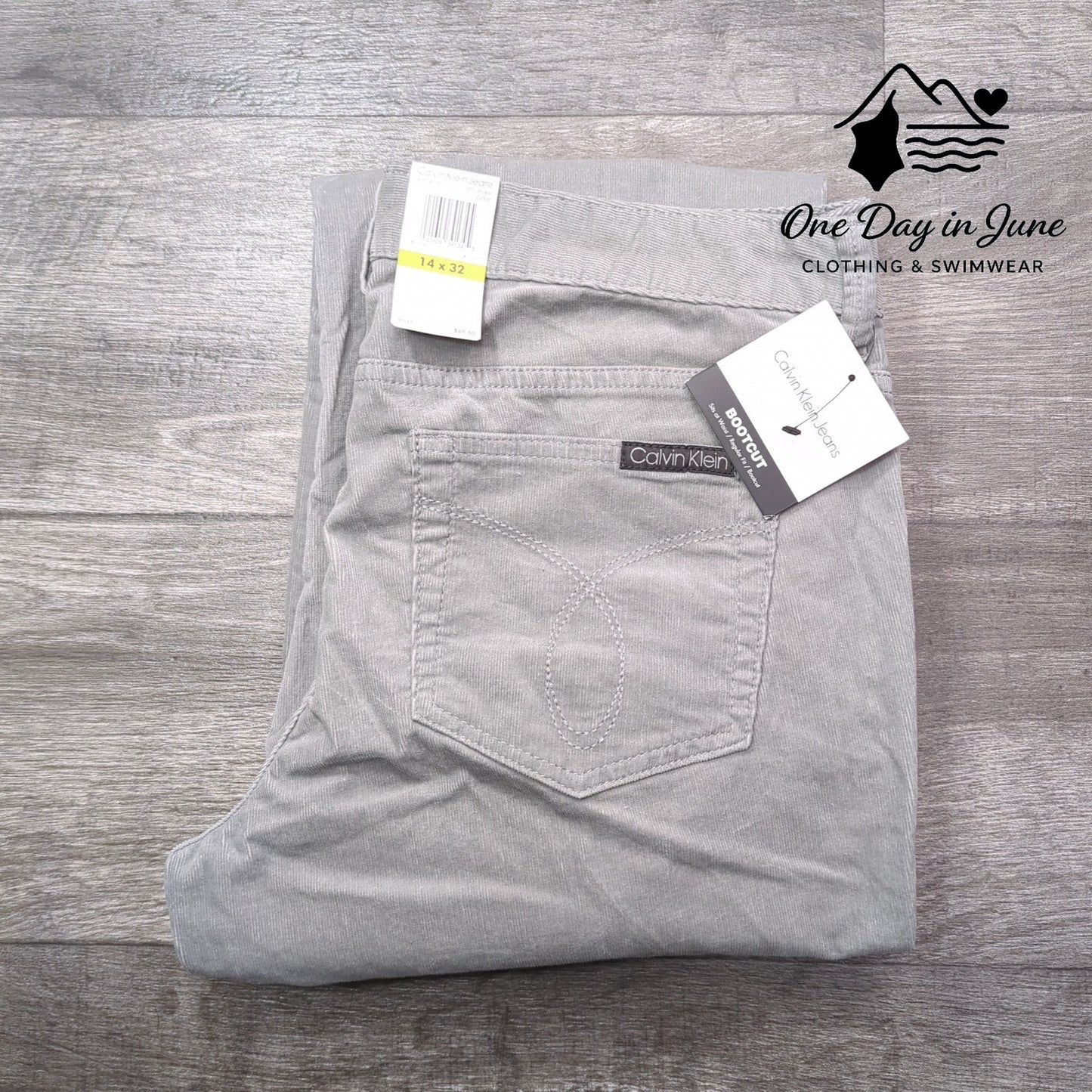 Calvin Klein Boot Cut Corduroy Pants Size 14