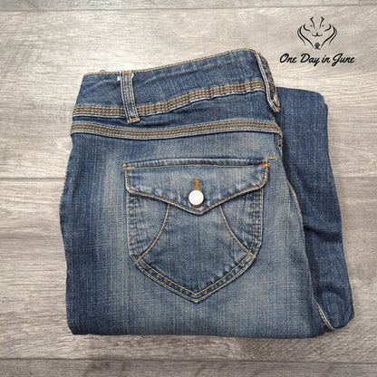 Faded Glory Missy Cropped Jeans Size 12