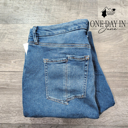 Good American Good Waist Crop High Rise Skinny Jeans Indigo NWT Size 20