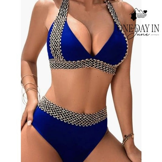 CharmLeaks Halter Bikini Swimsuit Size M