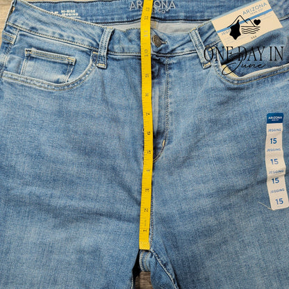 Arizona Jean Co. Juniors High Rise Jegging Jeans Size 15
