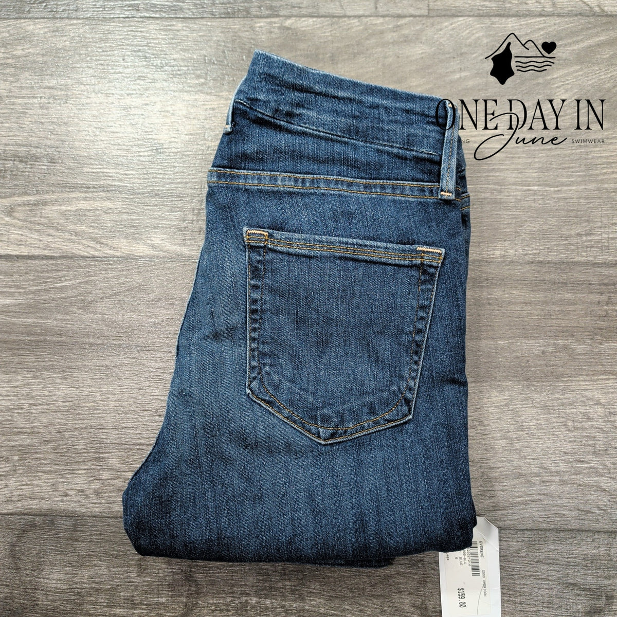 Good American Good Legs Skinny Jeans Blue High Rise Stretch NWT Size 6