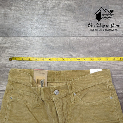 Levi's 314 Shaping Straight Corduroy Pants Size 29X30
