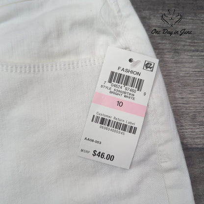 Style & Co. Mid Rise Bermuda Denim Shorts Size 10