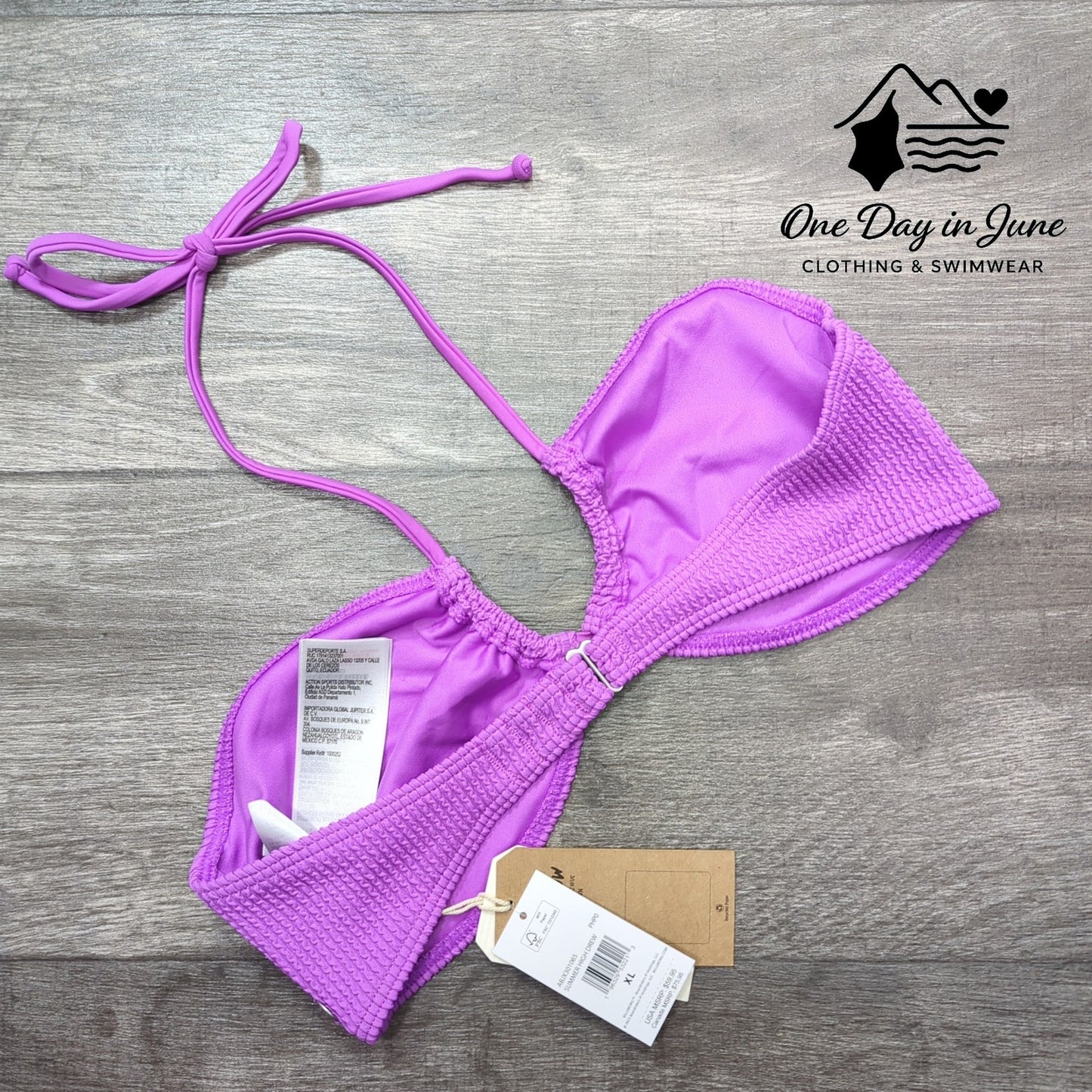 Billabong Summer High Drew Bikini Top Size XL
