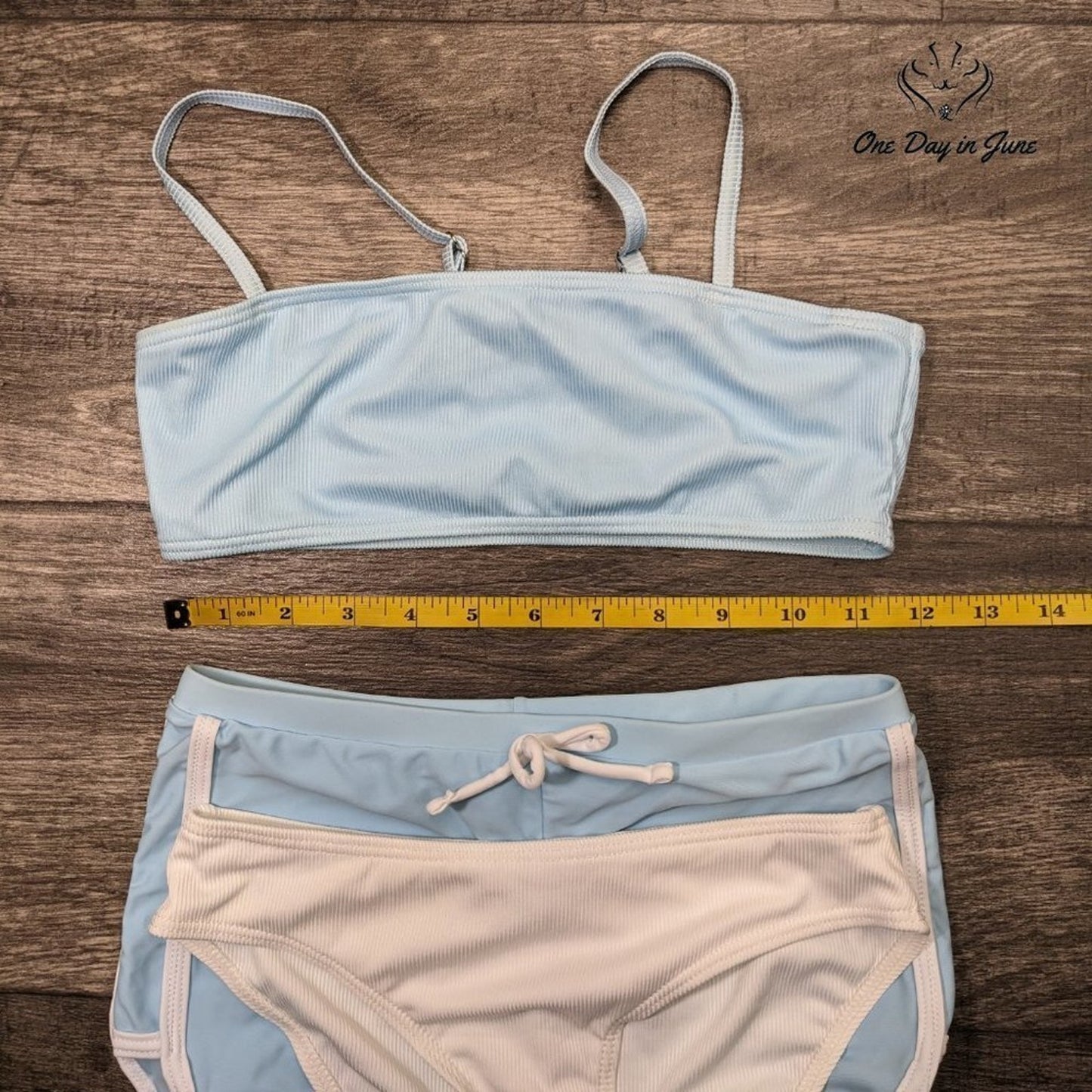 Soly Hux 3 Piece Ribbed Bikini Set Size 160 (12-14)