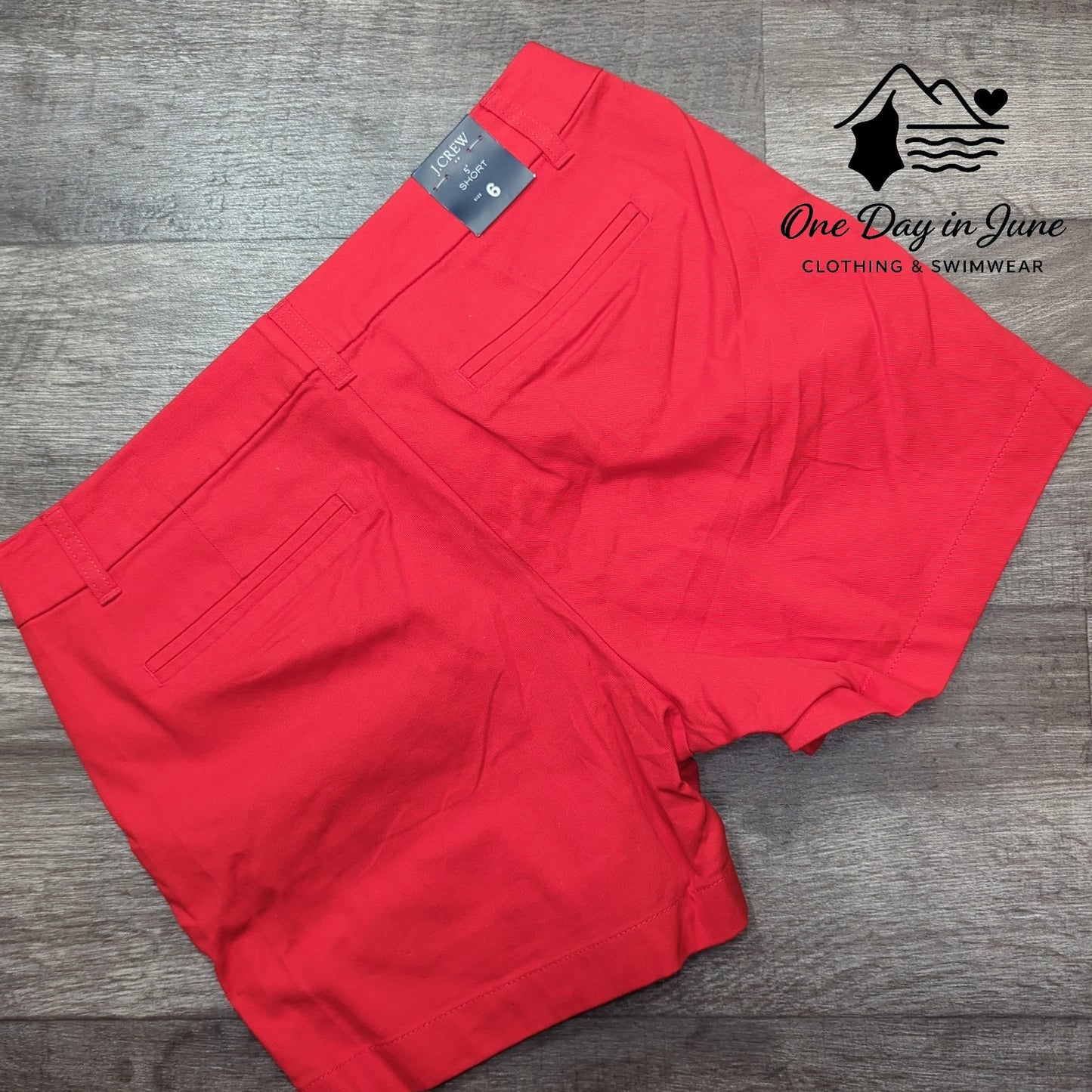 J.Crew 5" Chino Shorts Size 6