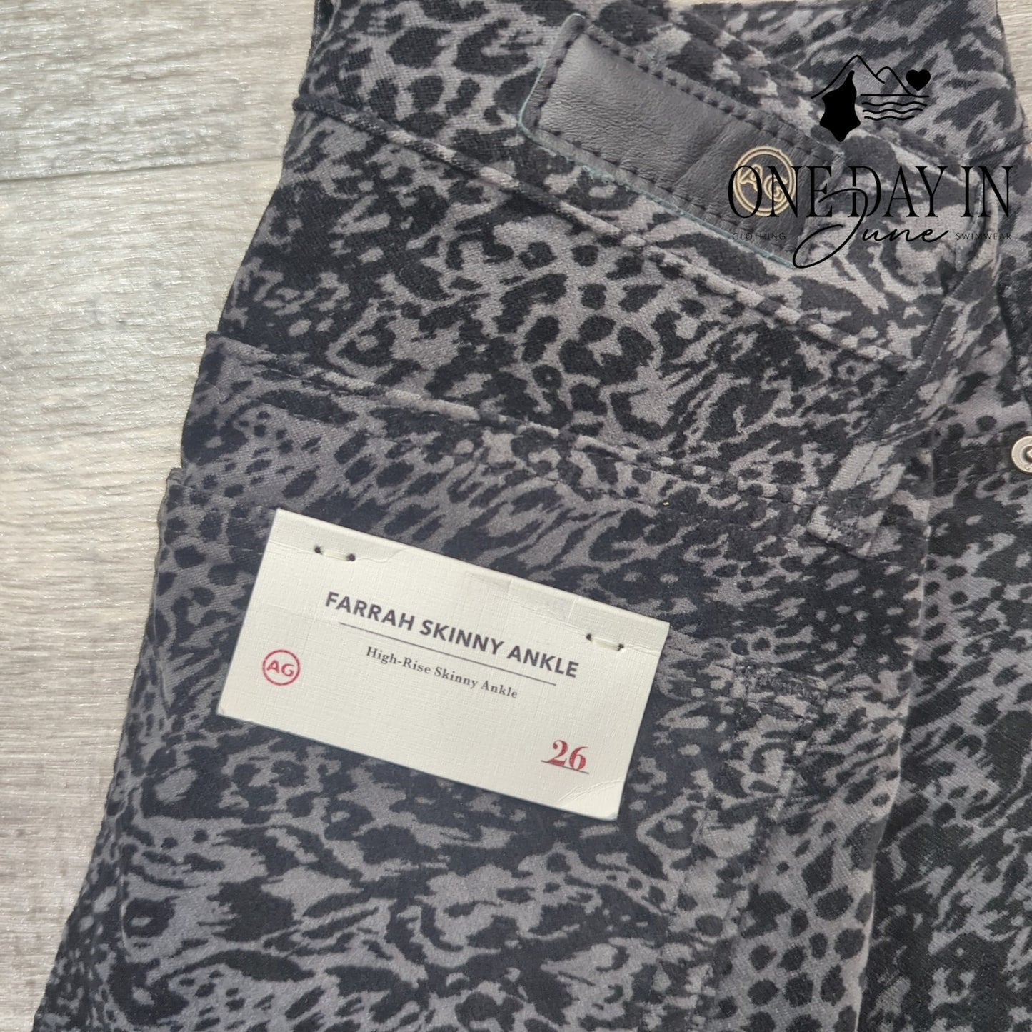 AG Adriano Goldschmied Farrah Skinny Ankle Jeans Size 26 (2)