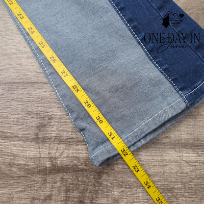 Celebrity Ace Juniors Cargo Utility Flare Leg Jeans Size 1