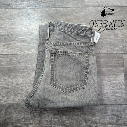 AG Adriano Goldschmied AG-ED Straight Leg Jeans Gray Vintage Wash NWT Size 4 (27