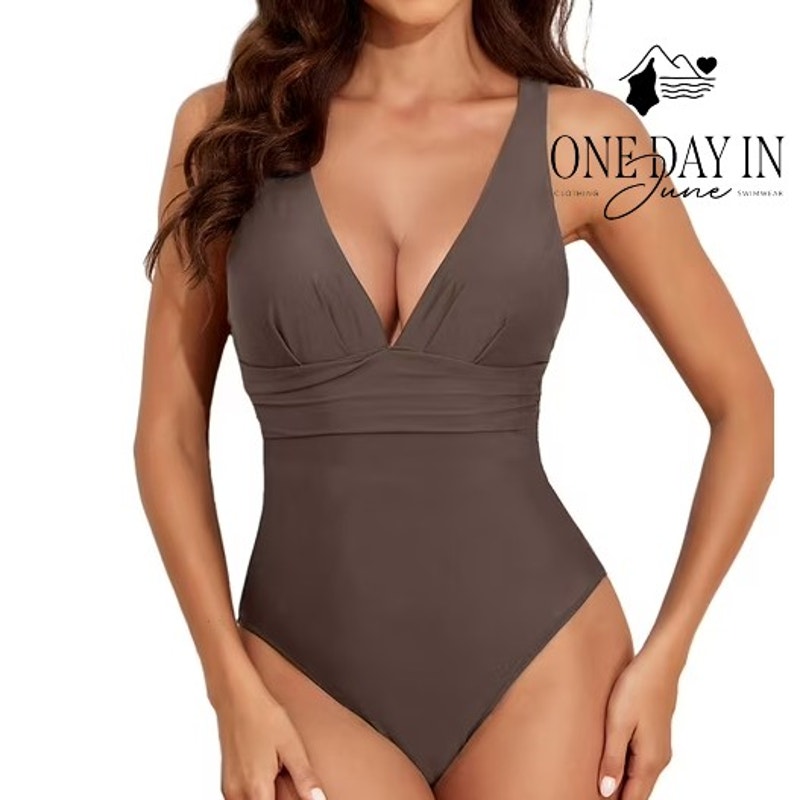 Aleumdr Crossback One Piece Swimsuit Size 2XL