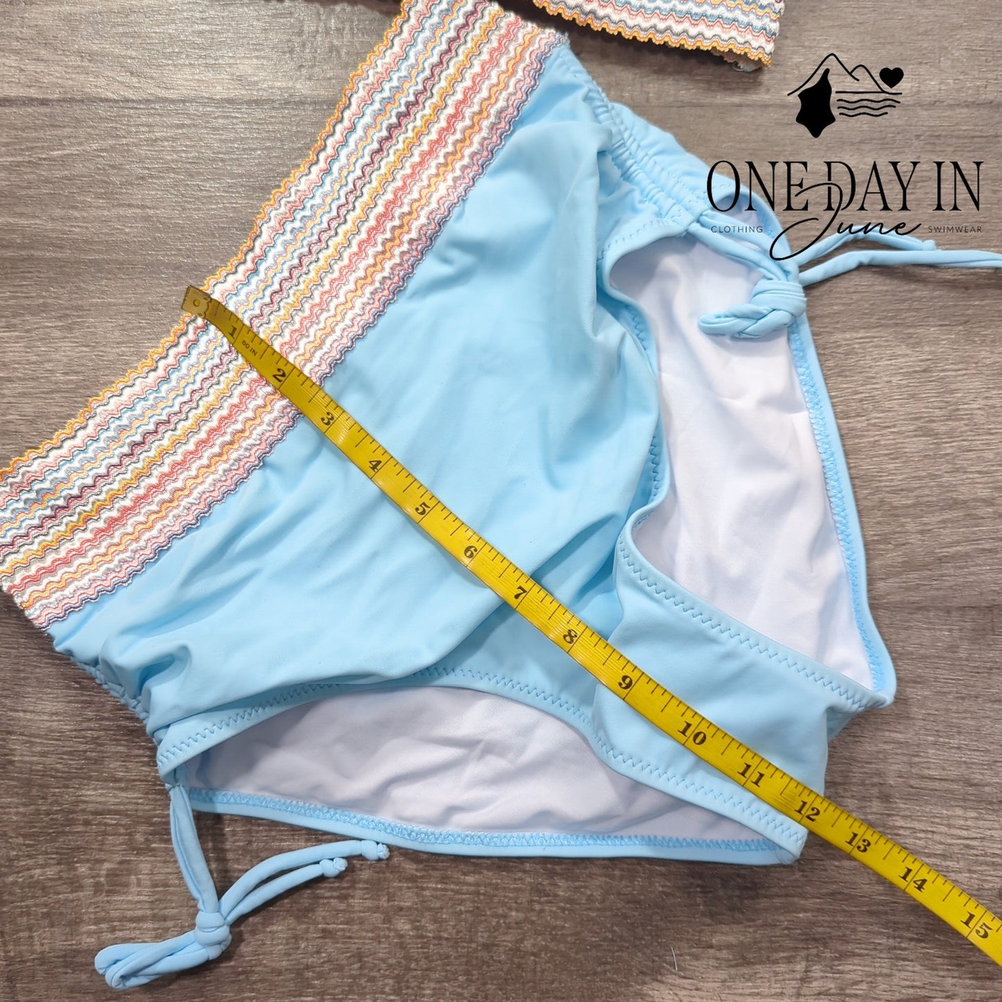 Blooming Jelly High Waist Bikini Swimsuit Size S