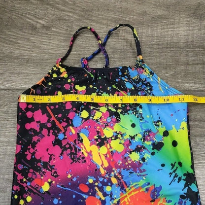 Amzbrly Girls Tie Dye One Piece Size XL