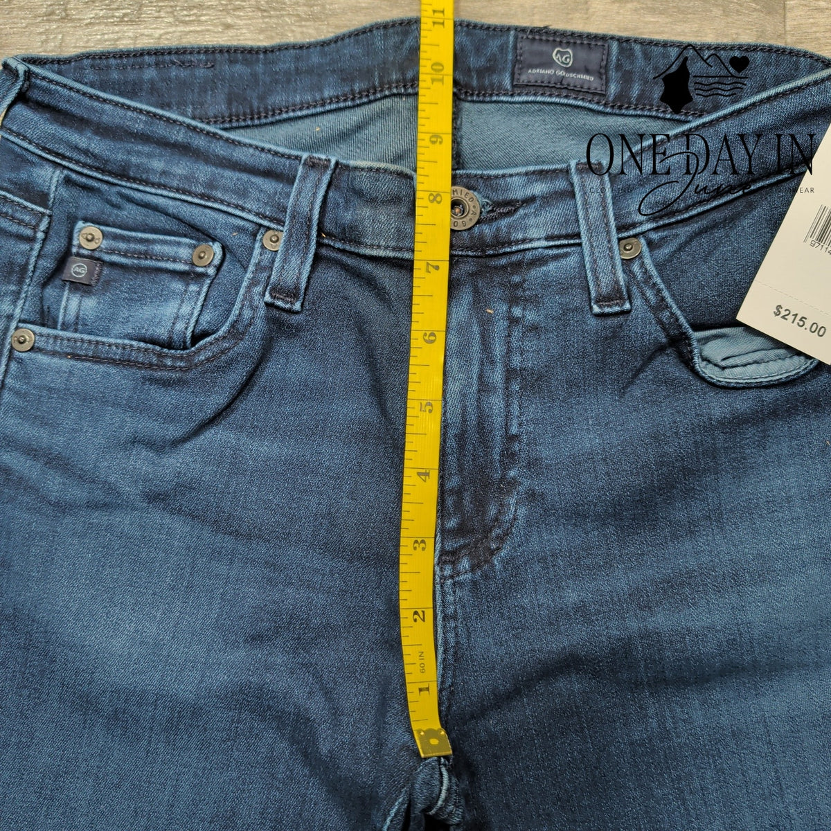 AG Adriano Goldschmied Skinny Jeans Dark Wash Stretch Denim NWT $215 Size 4 (27)