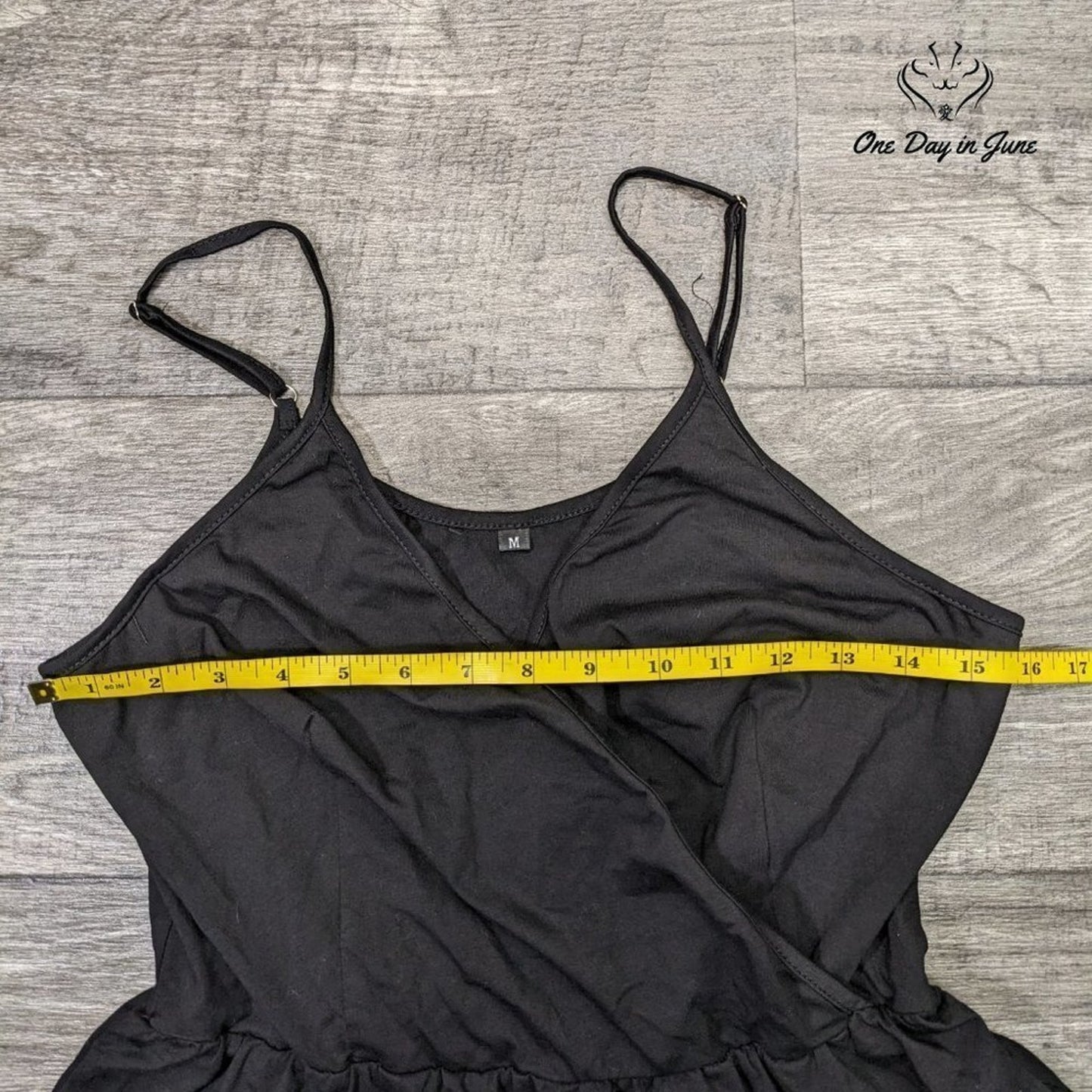 Shein V Neck Adjustable Spaghetti Strap Dress Size M