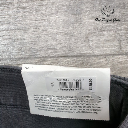 Lucky Brand Uni Fit High Rise Skinny Ankle Jeans Black NWT Juniors Size 1
