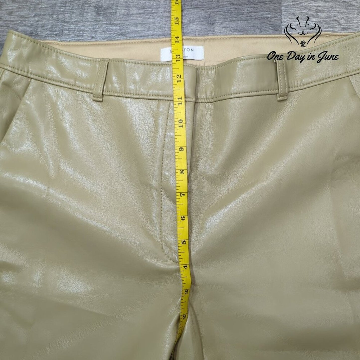 Babaton Faux Leather Pants Size 14