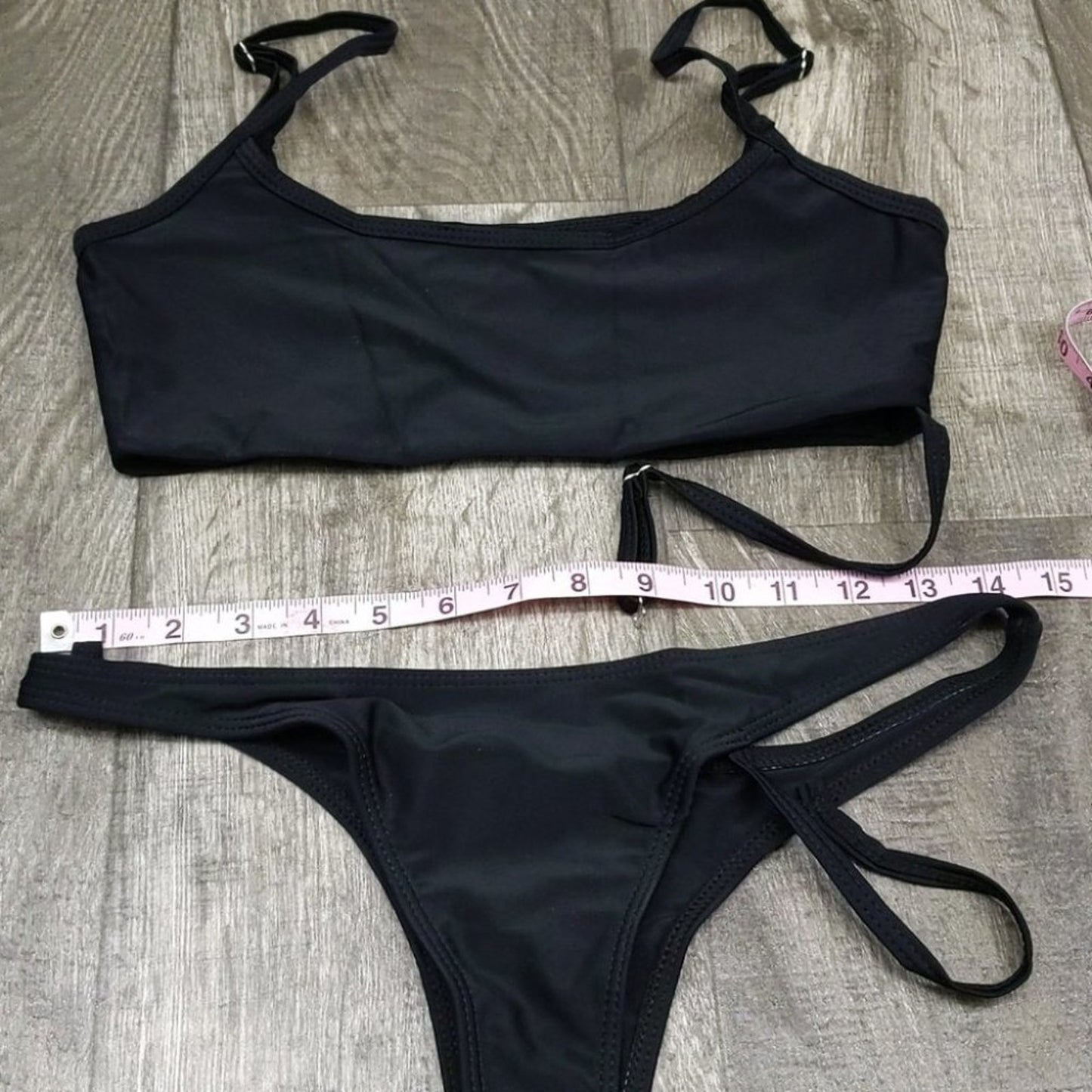 Xxtaxn Crop Top Cutout Bikini Swimsuit Size XL