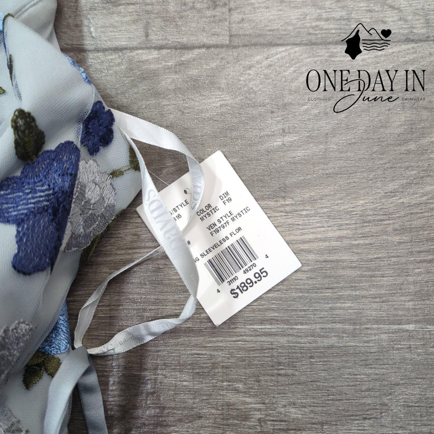 David's Bridal Floral Layered Mesh Sweetheart Maxi Dress Size 8