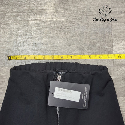 Prettylittlething Zip Front High Rise Skinny Trouser Pants Black NWT Size 4