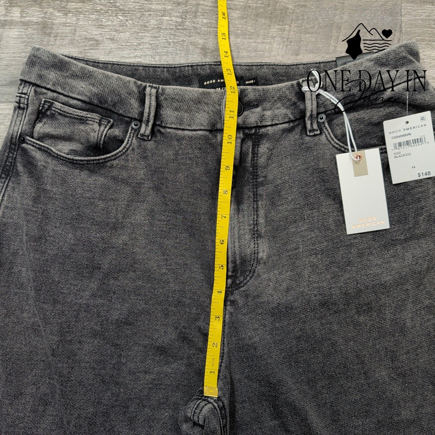 Good American Wide Leg Jeans Size 14