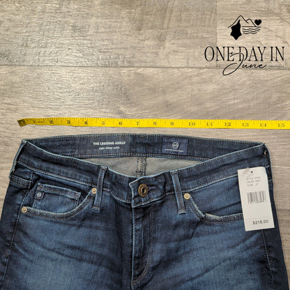 AG Adriano Goldschmied Legging Ankle Skinny Jeans Distressed NWT $215 Size 4