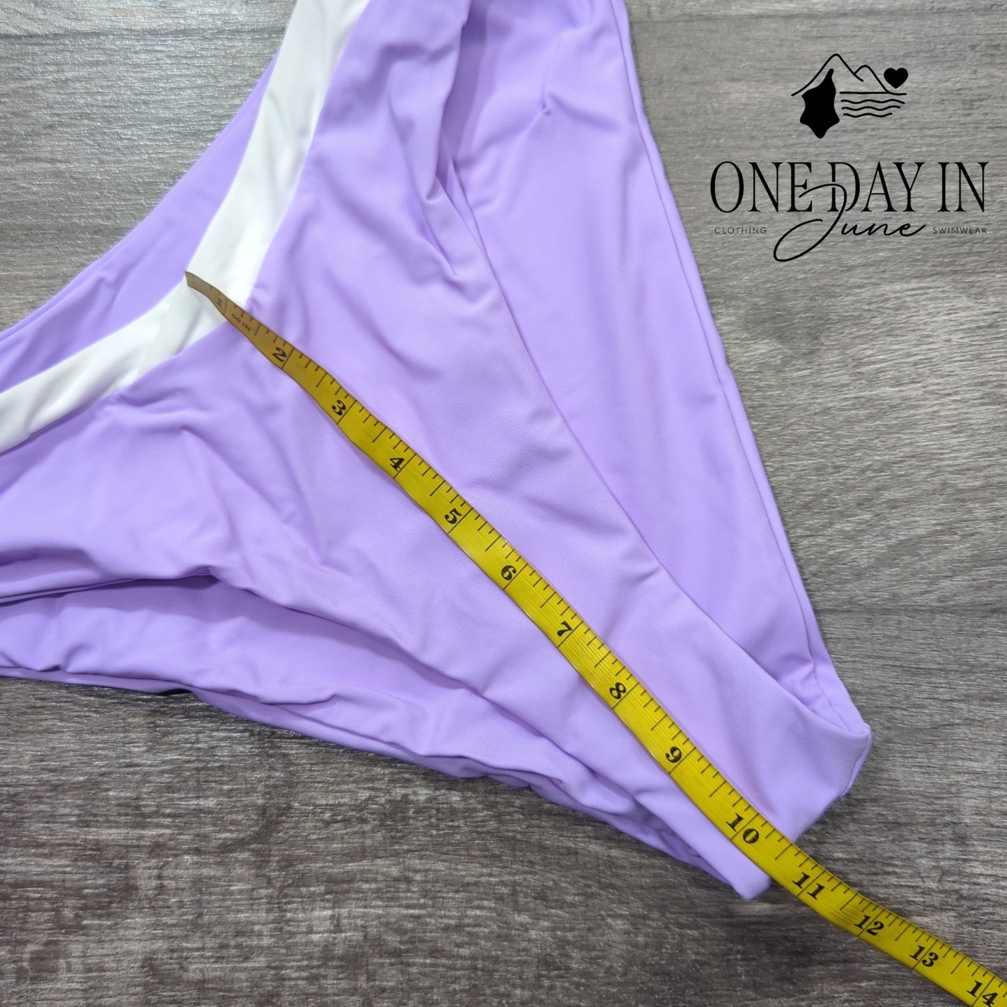 Aleumdr High Cut Triangle Bikini Swimsuit Size S