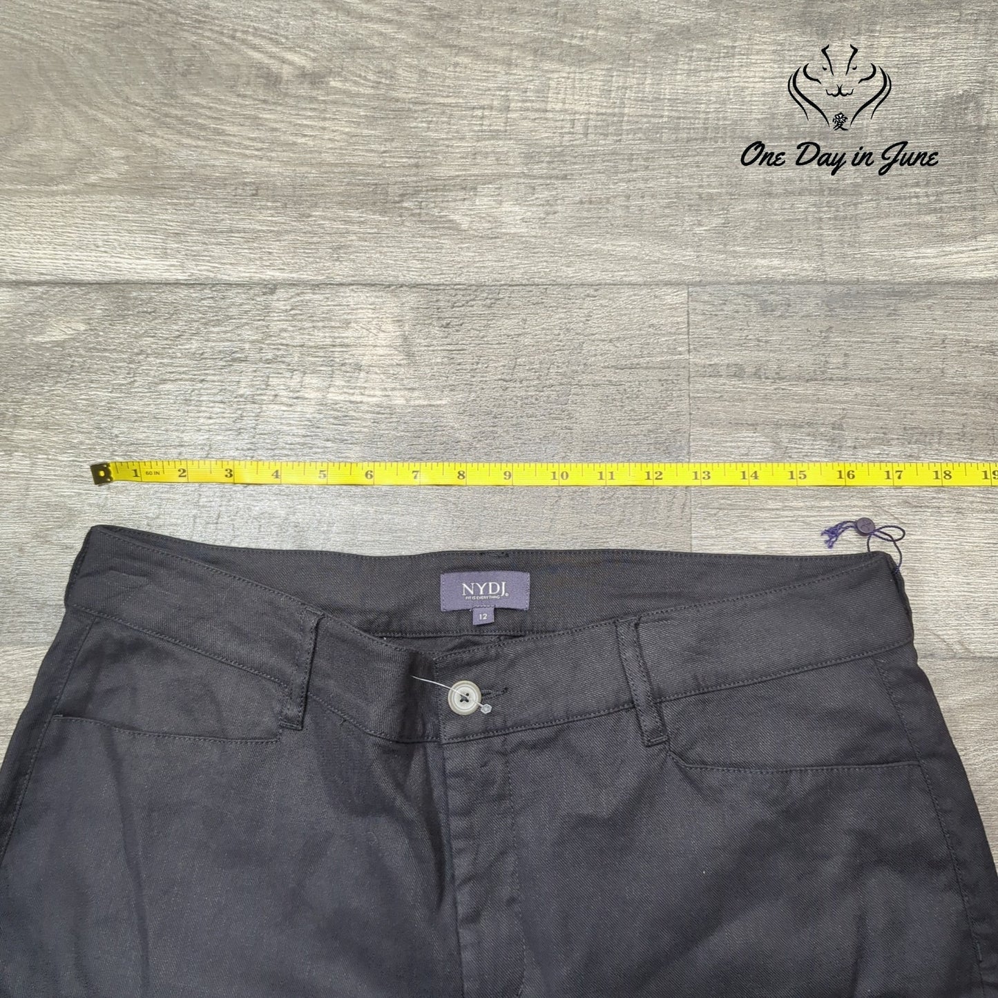 Not Your Daughter's Jeans Linen Straight Leg Pants Size 12