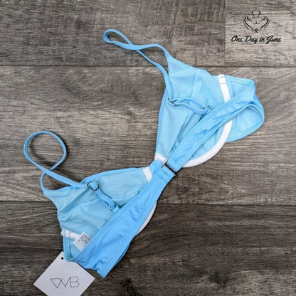 Vicious Young Babes Ocean Eyes Under Wire Bikini Top Size L