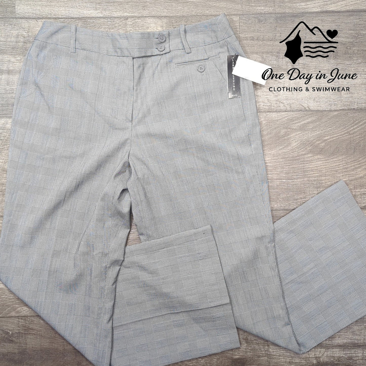 Larry Levine Petite Straight Leg Dress Pants Size 10P