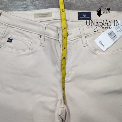 AG Adriano Goldschmied The Stevie Ankle Slim Straight Jeans Size 27 (4)