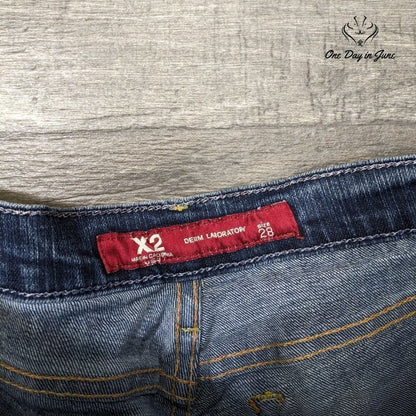 X2 Denim Laboratory Denim Shorts Size 6 (28)