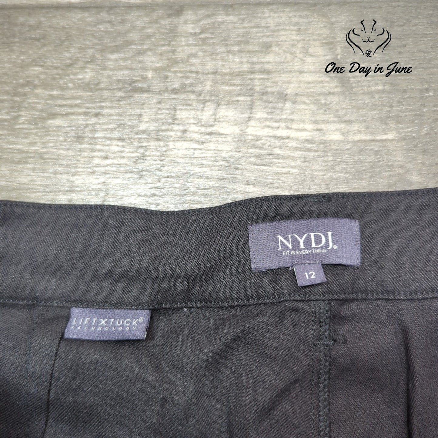 Not Your Daughter's Jeans Linen Straight Leg Pants Size 12