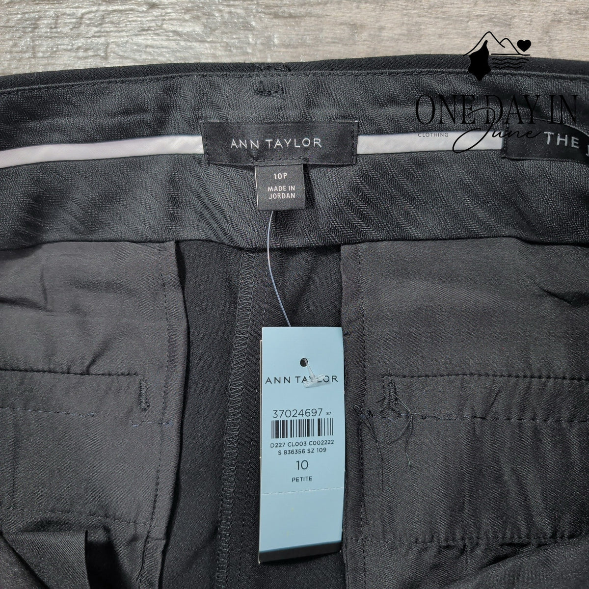 Ann Taylor The Jayne Dress Pants Black Petite NWT Size 10P
