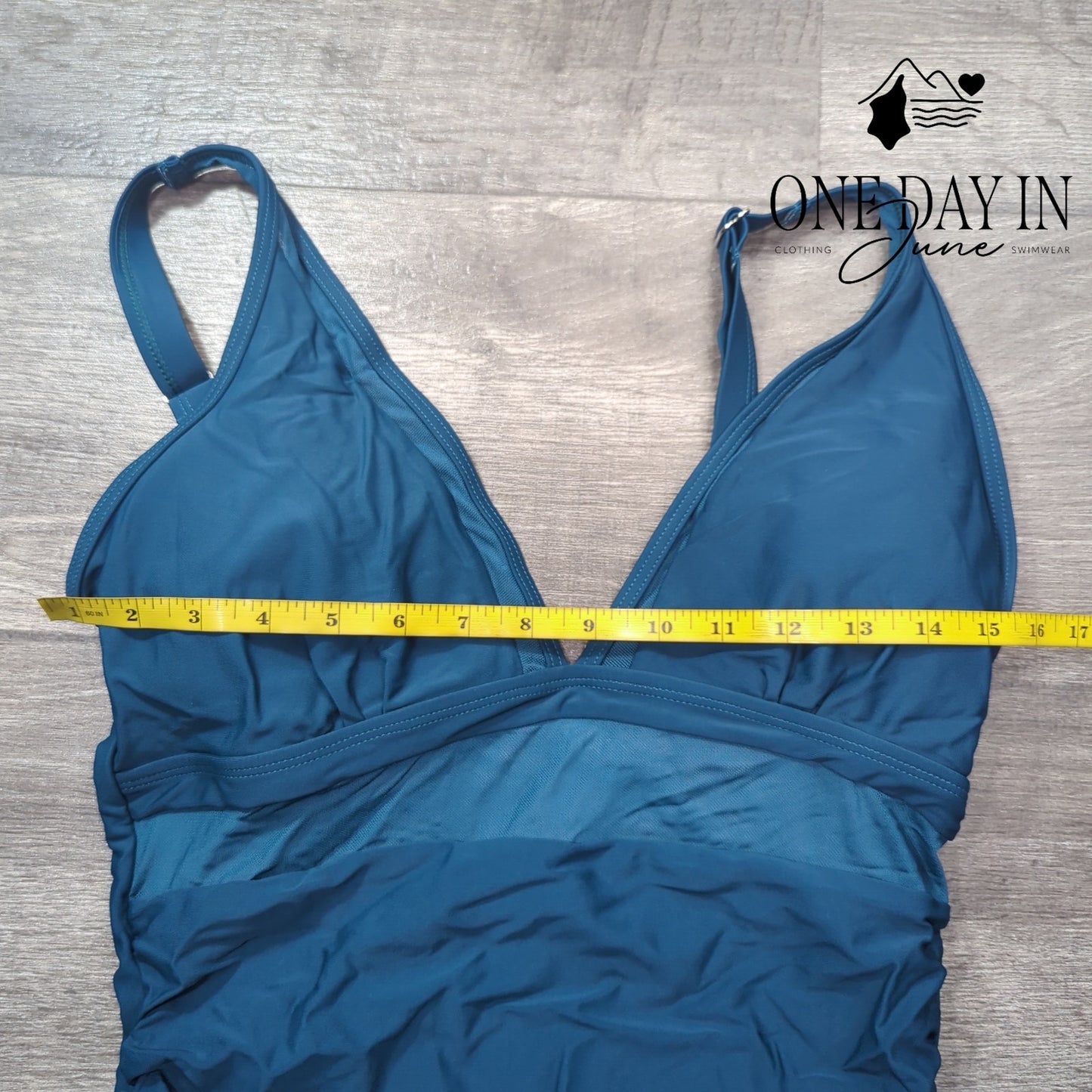 CharmLeaks Mesh Cut Out One Piece Swimsuit Size L