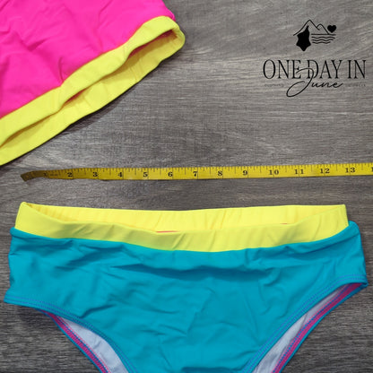 Aleumdr Crop Bikini Swimsuit Size M