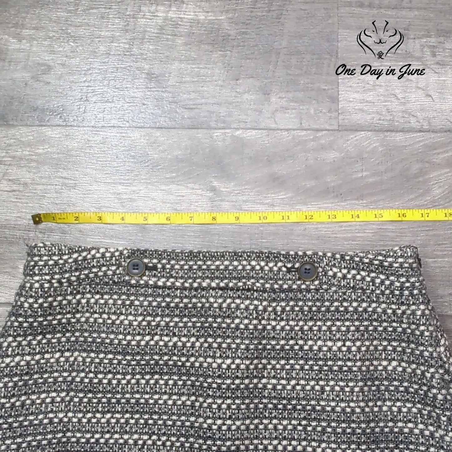 Loft Petite Wool Blend Lined Mini Skirt Size 10P