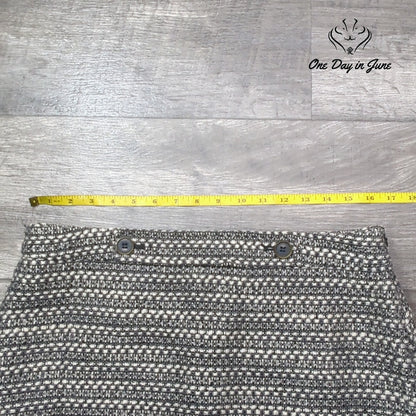 Loft Petite Wool Blend Lined Mini Skirt Size 10P