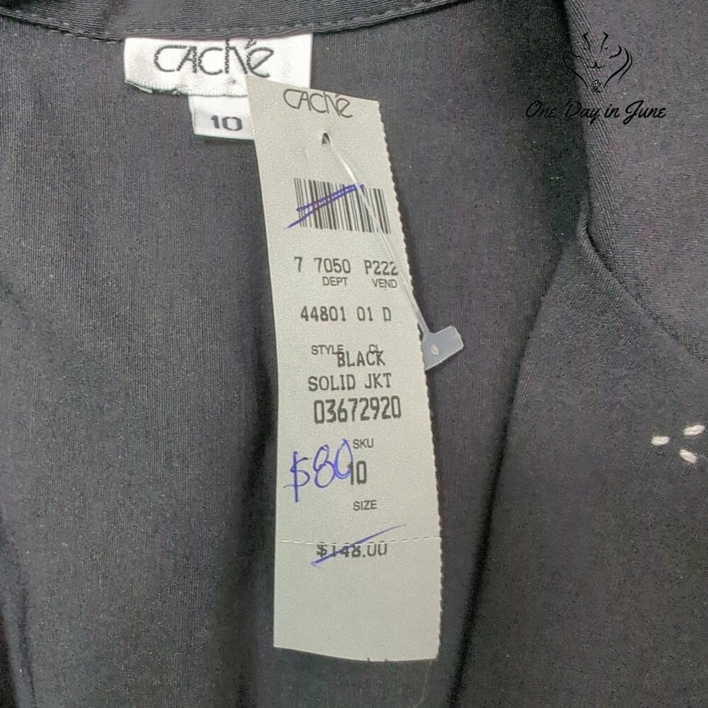 Cache Exposed Stitch Jacket Size 10