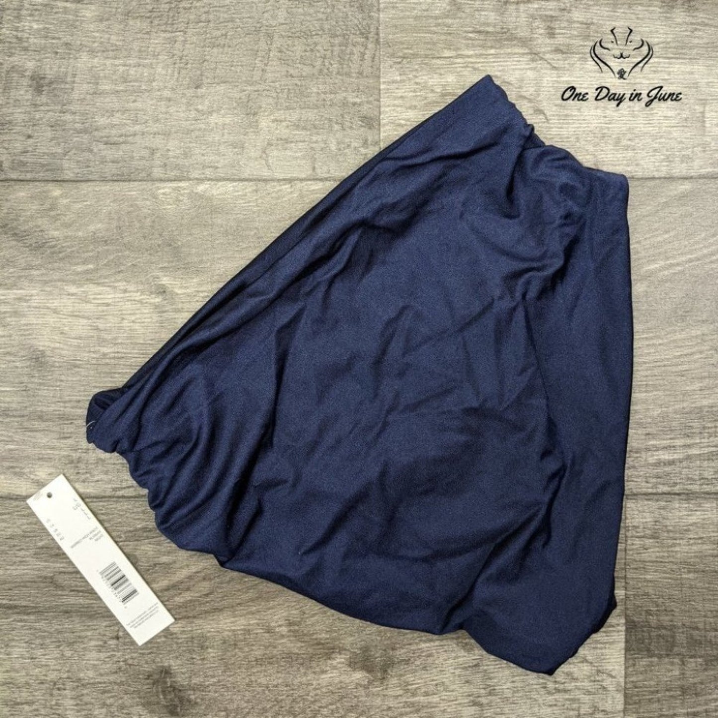 Tahari Ruched Transformable High Waist Bikini Bottom Size L