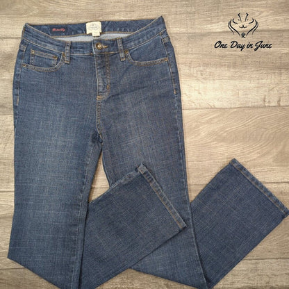St. John's Bay Boot Cut Leg Jeans Size 4