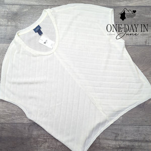 Day Trip Sleeveless Knit Sweater Size L