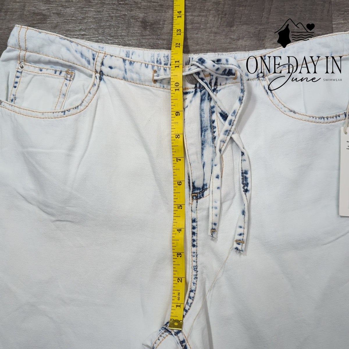 Splendid Wide Leg Crop Jeans White Acid Wash Drawstring NWT $168 Size S