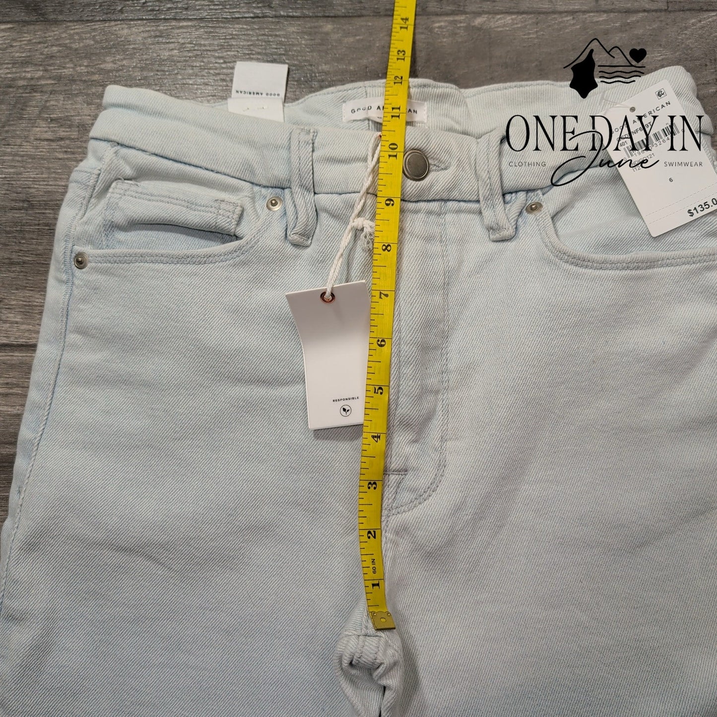 Good American Good Classic Skinnyish Jeans Size 6 (28)